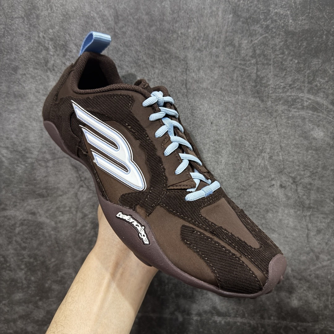 图片[3]-【XA版本】Balenciaga 巴黎世家 21代 Monday Ultra 棕白色 巴黎新款 鞋面主体采用特制聚酯纤维，同时搭配织物点缀，时尚耐看，无论是运动风还是日常搭配，穿起来都自带气场，走哪都吸晴。 尺码：35-46全码出货，♨️偏大一个尺码！-选品中心