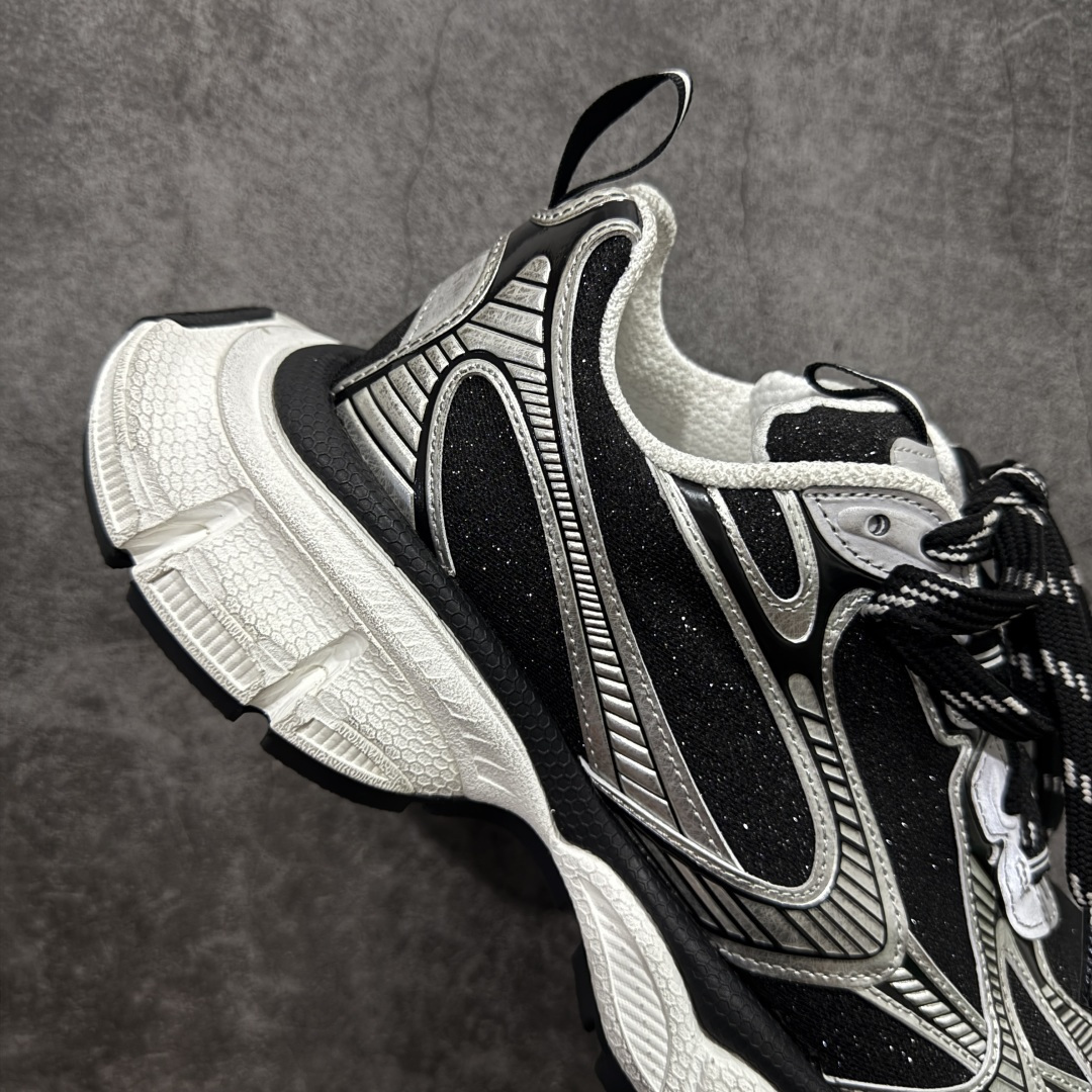 图片[7]-【XA版本】BALENCIAGA 3XL Sneakers 巴黎世家十代网布系带低帮走秀复古老爹鞋 全套原纸板楦头开发 最原汁原味的灵魂版型 全鞋荧光划线卡点 胶水把控整洁度追求极致完美 每一双都是工艺品 多重QC质检 超越公司货的品控标准 实实在在的免检产品 原盒原配 正确字体电绣 粗细、位置、大小正确 侧边TPU 透气孔匹配意产原版 正确分离大底 TPU软底 原版一致大底LOGO 立体感十足 原厂皮料水洗做旧 采购原厂网纱 不含皮革 网布材料和聚氨酯 磨损效果 鞋头边缘和后帮 Balenciaga 徽标 鞋面和后跟凸印尺码 鞋舌 3XL 橡胶品牌标识和反光细节 鞋帮拉袢和鞋舌拉祥 配反光细节 备用鞋带在鞋履前侧 可在穿着前取下 便于不同造型搭配 偏大一码 尺码：35-40-选品中心