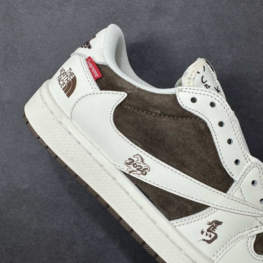 图片[6]-【定制版】Air Jordan 1 Low AJ1 乔1 北面倒钩 高端定制 低帮复古篮球鞋  #定制皮料 原厂3D打印 定制鞋盒 原楦原纸板 纯正空军版型 内置全掌气垫 货号：DM7866-129  尺码：36 36.5 37.5 38 38.5 39 40 40.5 41 42 42.5 43 44 44.5 45-选品中心