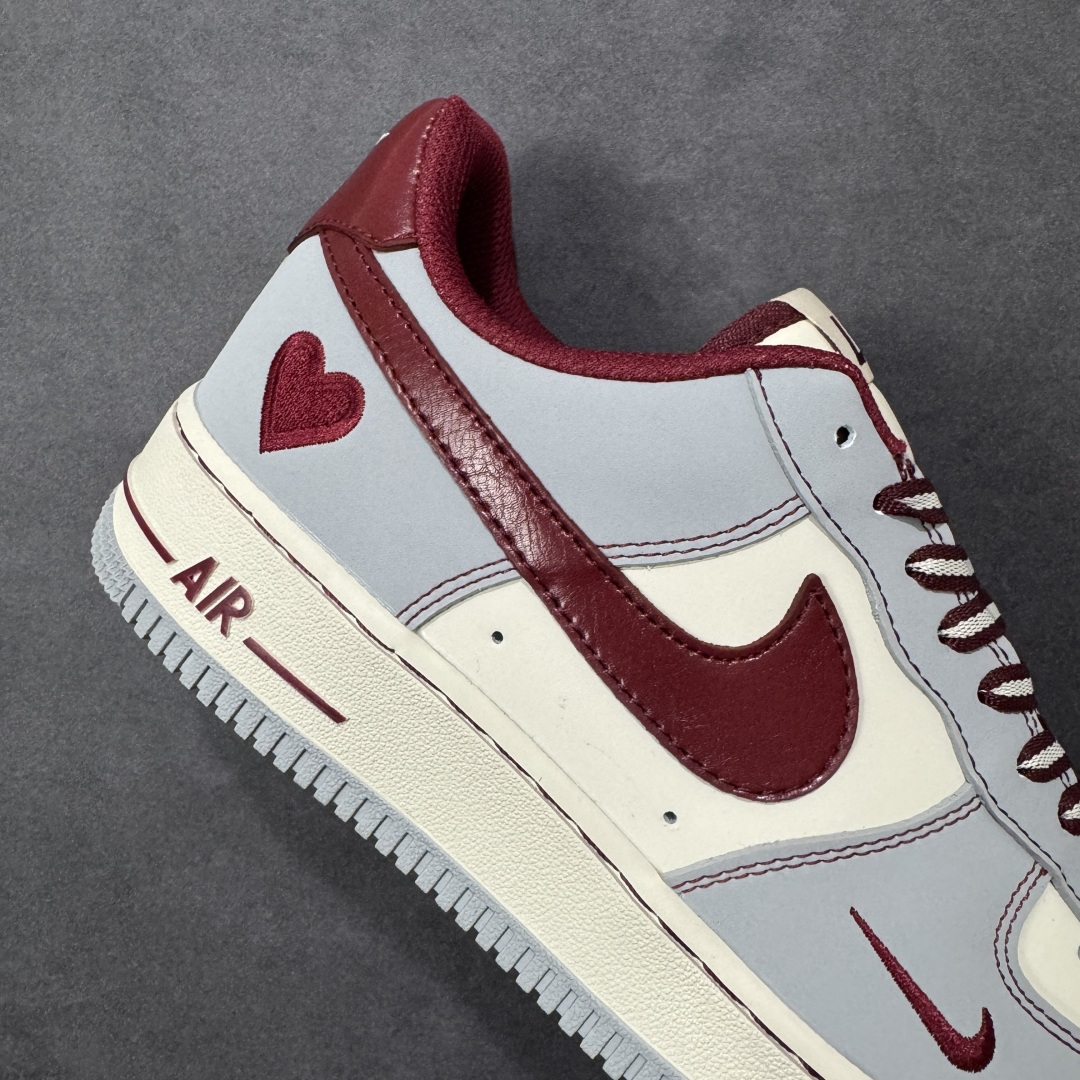 图片[6]-【定制版】NIke Air Force 1 \’07 Low “情人节限定–烟灰赤痕” 空军一号低帮 运动鞋 休闲鞋 折边针车 工艺难度大 原楦头原纸板 高端定制鞋盒 原厂鞋底 超高清洁度 细节完美 货号：NH0601-540 尺码：36 36.5 37.5 38 38.5 39 40 40.5 41 42 42.5 43 44 44.5 45-选品中心