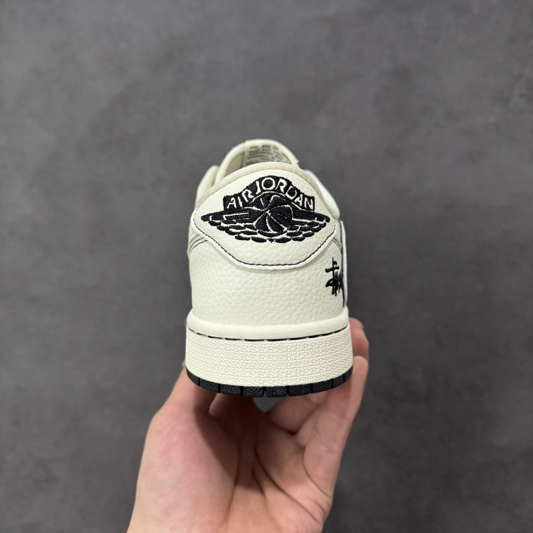 图片[4]-【定制版】Air Jordan 1 Low AJ1 乔1 斯图西倒钩 高端定制 低帮复古篮球鞋  #定制皮料 原厂3D打印 定制鞋盒 原楦原纸板 纯正空军版型 内置全掌气垫 货号：HH7518-086  尺码：36 36.5 37.5 38 38.5 39 40 40.5 41 42 42.5 43 44 44.5 45-选品中心