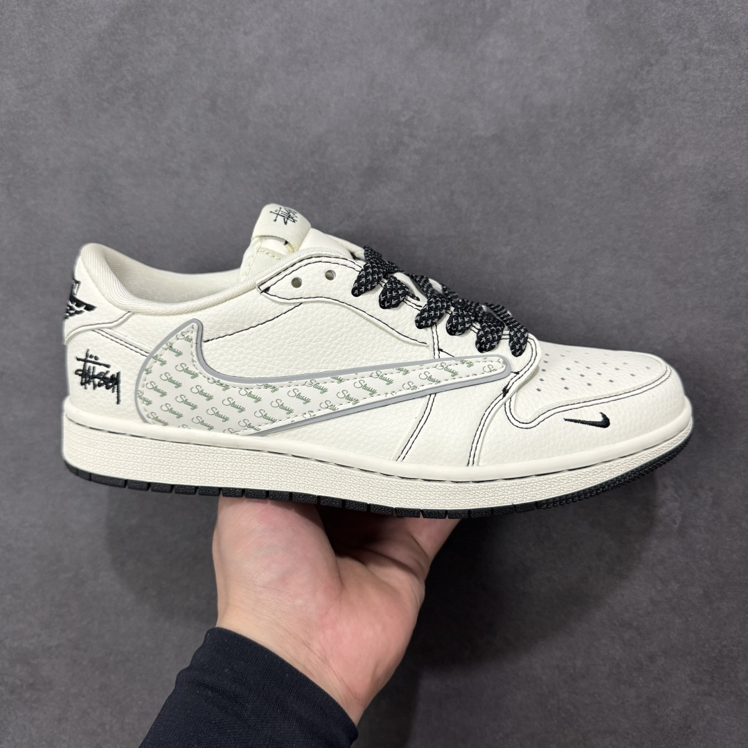 【定制版】Air Jordan 1 Low AJ1 乔1 斯图西倒钩 高端定制 低帮复古篮球鞋 #定制皮料 原厂3D打印 定制鞋盒 原楦原纸板 纯正空军版型 内置全掌气垫 货号:HH7518-086 尺码:36 36.5 37.5 38 38.5 39 40 40.5 41 42 42.5 43 44 44.5 45-选品中心