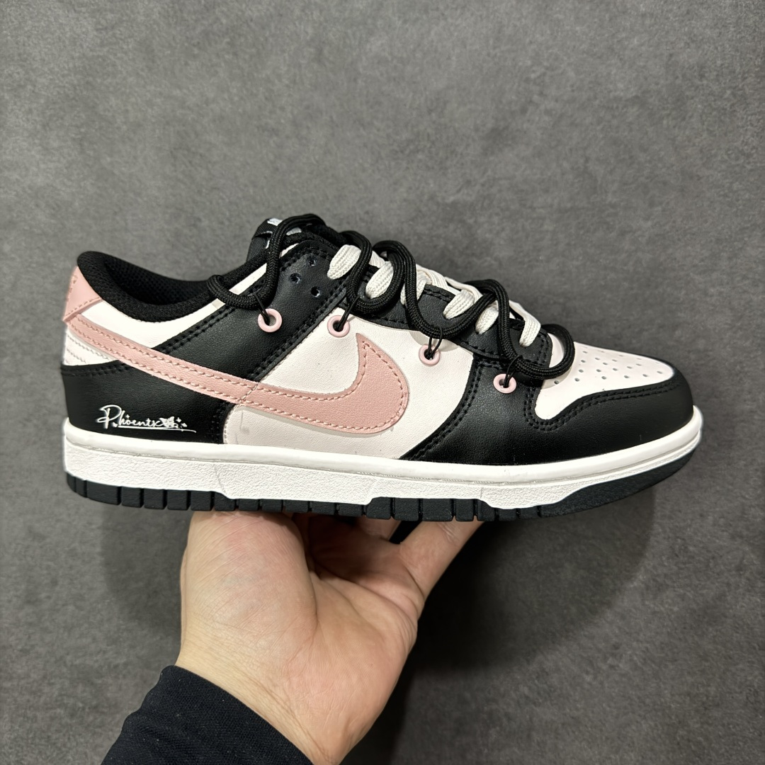 【定制版】Nike SB Dunk Low 树莓黑粉 解构绑带休闲板鞋 BP1120-059 女鞋 尺码:35.5 36 36.5 37.5 38 38.5 39 40-选品中心