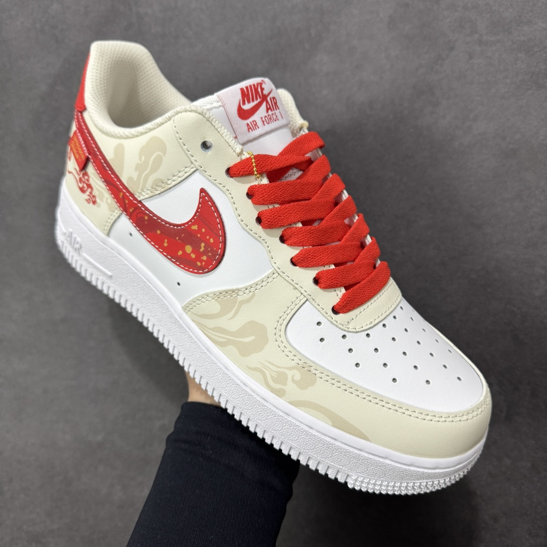 图片[3]-【定制版】Nike Air Force 1\’07 Low 马年系列 空军一号低帮休闲板鞋  #原楦头原纸板 高端定制鞋盒 原厂鞋底 超高清洁度 细节完美 货号：ZH0316-169  尺码：36 36.5 37.5 38 38.5 39 40 40.5 41 42 42.5 43 44 44.5 45-选品中心