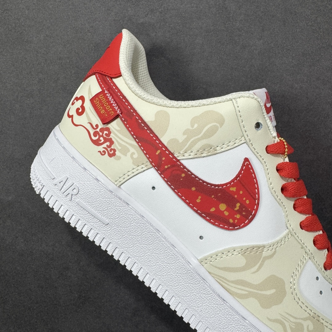 图片[6]-【定制版】Nike Air Force 1\’07 Low 马年系列 空军一号低帮休闲板鞋  #原楦头原纸板 高端定制鞋盒 原厂鞋底 超高清洁度 细节完美 货号：ZH0316-169  尺码：36 36.5 37.5 38 38.5 39 40 40.5 41 42 42.5 43 44 44.5 45-选品中心