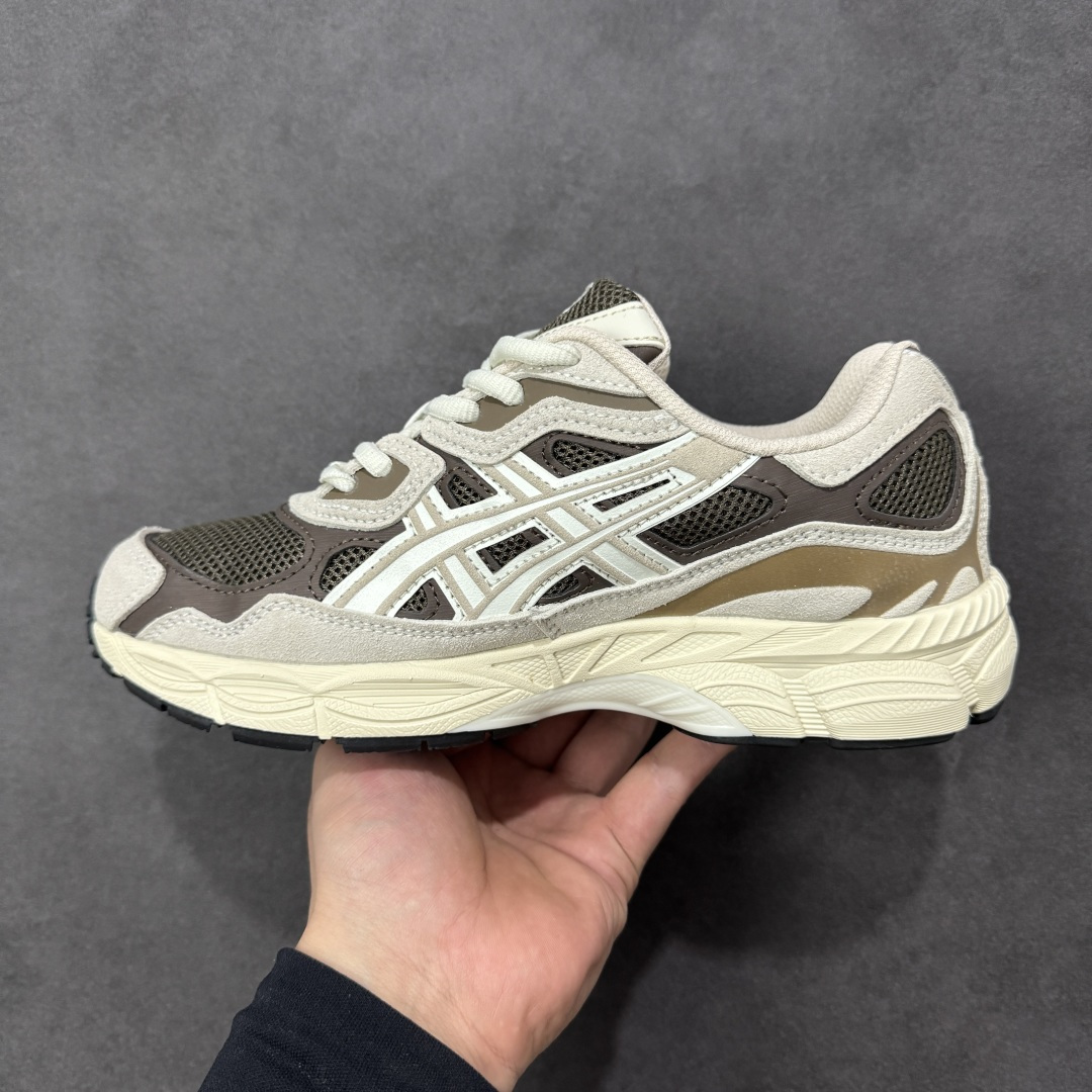 图片[2]-【公司级】Asics Gel-NYC 亚瑟士 防滑耐磨 休闲运动鞋 采用双层提花网面设计 提高包裹性和透气性 后跟搭载稳定系统科技T-GEL提升整体支撑力和结构感 减少对身体带来的冲击负荷 创新中底至轻回弹 货号：1203A634-200 尺码：36-46带半码 编码：FSB220230-选品中心