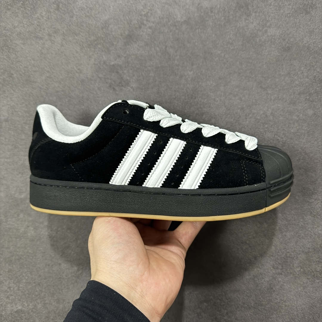 【公司级】adidas originals Superstar ST 舒适贴合 板鞋 男女款 黑白色贝壳头系列低帮经典百搭休闲运动板鞋 货号:KI3512 尺码:35 36 36.5 37 38 38.5 39 40 40.5 41 42 42.5 43 44 45-选品中心