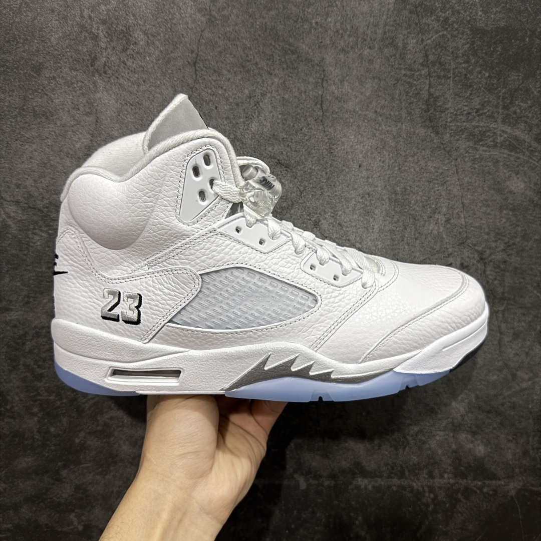 【GX纯原】Air Jordan 5 AJ5 “复刻白银” HQ7978-103 原厂材料 原厂模具 原厂楦头 市场正确版本 区分错版 国内一线大厂出品 匠心打造 原厂皮料原厂数据 全新纸板 模具打造 外贸 平台高端零售专供品质 品质毋庸置疑 一眼正品既视感 细节均已解码 尺码：40 40.5 41 42 42.5 43 44 44.5 45 46 47.5 48.5-选品中心