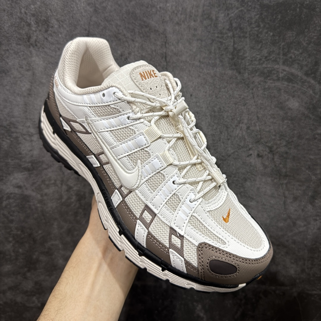 图片[3]-【外贸纯原版】Nike P-6000 Premium系列低帮复古老爹风休闲运动舒适慢跑鞋 IO1904-104 男女码真标半码制 升级原楦原纸版数据开发版型 采用硬质牛剖革组合透气网面材质 正确3层组织中底搭载EVA轻量缓震嵌入双层革新物料鞋垫,外置防滑耐磨橡胶底片❗ 尺码：36-47.5-选品中心