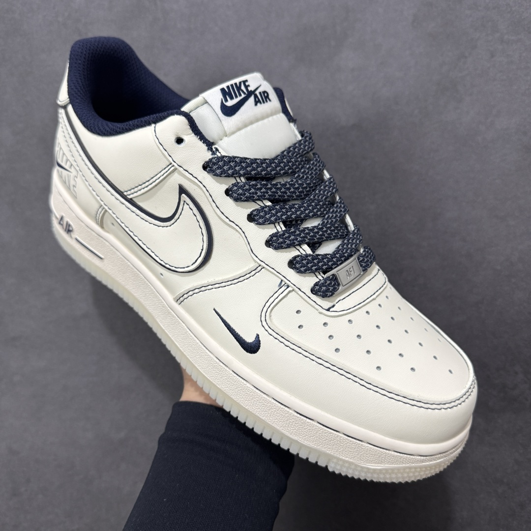 图片[3]-【定制版】Nike Air Force 1\’07 Low 兔八哥 深蓝 空军一号低帮休闲板鞋  #原楦头原纸板 高端定制鞋盒 原厂鞋底 超高清洁度 细节完美 货号：SM6668-131  尺码：36 36.5 37.5 38 38.5 39 40 40.5 41 42 42.5 43 44 44.5 45-选品中心