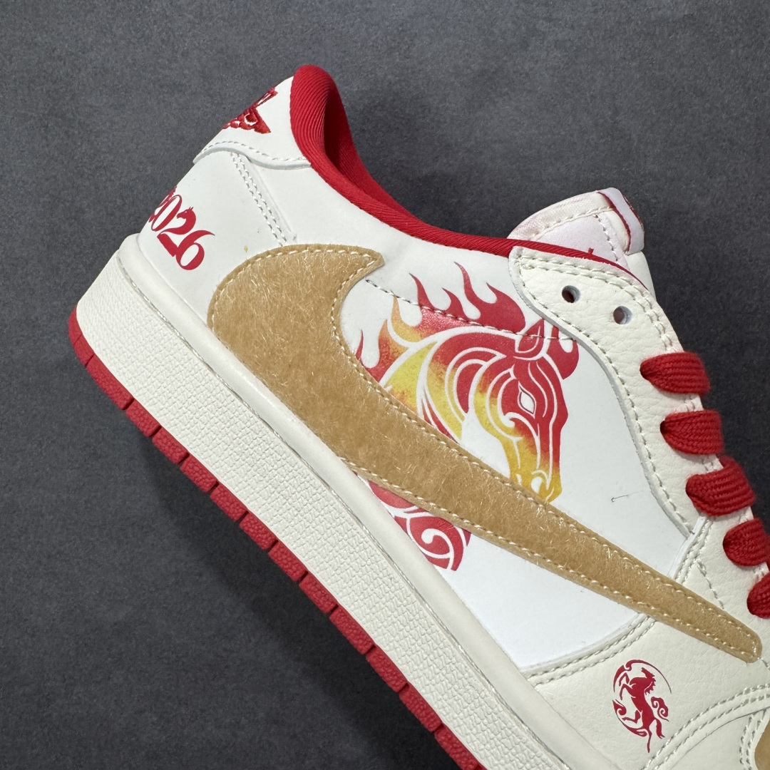 图片[6]-【定制版】Air Jordan 1 Low AJ1 乔1米白色 高端定制 低帮复古篮球鞋 FC1688-250  #定制鞋盒 大厂纯原品质出货 超高清洁度 皮料切割干净无任何毛边 细节完美  尺码：36 36.5 37.5 38 38.5 39 40 40.5 41 42 42.5 43 44 44.5 45-选品中心