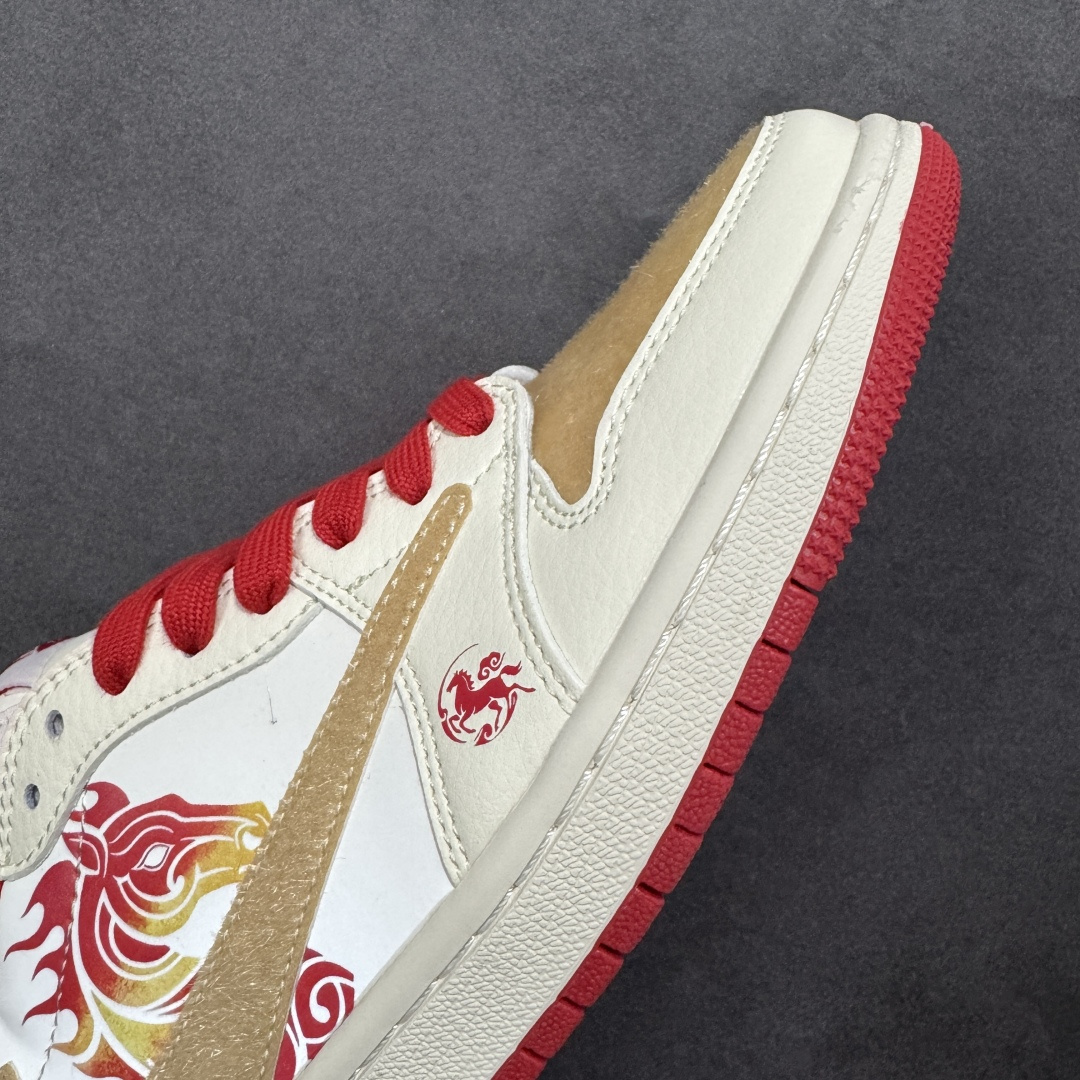 图片[5]-【定制版】Air Jordan 1 Low AJ1 乔1米白色 高端定制 低帮复古篮球鞋 FC1688-250  #定制鞋盒 大厂纯原品质出货 超高清洁度 皮料切割干净无任何毛边 细节完美  尺码：36 36.5 37.5 38 38.5 39 40 40.5 41 42 42.5 43 44 44.5 45-选品中心