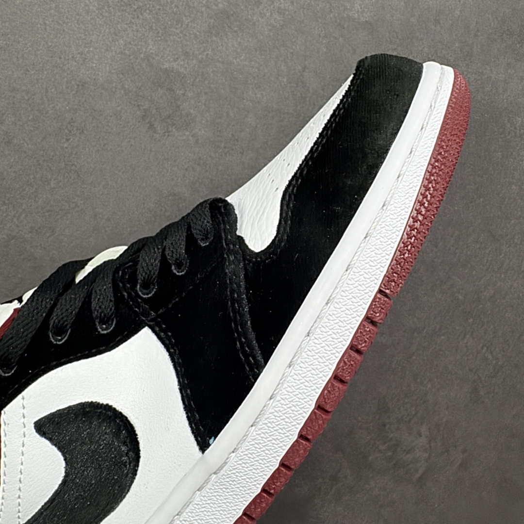 图片[5]-【H11版本】耐克Nike Air Jordan 1 AJ1经典复古经典低帮百搭文化篮球鞋 FZ3242-001 公司级真标半码制#原档案原数据开发版型#采用荔枝纹头层皮革鞋面材质#原厂立体填充鞋舌海绵#中底注胶孔及缜密中底拉帮工艺#原数据开发模具大底 尺码：35.5 36 36.5 37.5 38 38.5 39 40 40.5 41 42 42.5 43 44 44.5 45 46 47.5 编码：H11B250260-选品中心