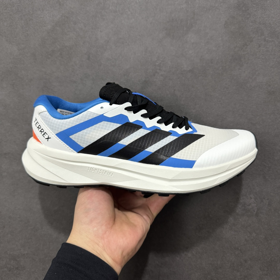 【公司级】Adidas Terrex Agravic Lt 阿迪超轻透气缓震跑鞋 货号： KK1873 尺码：40-45-选品中心