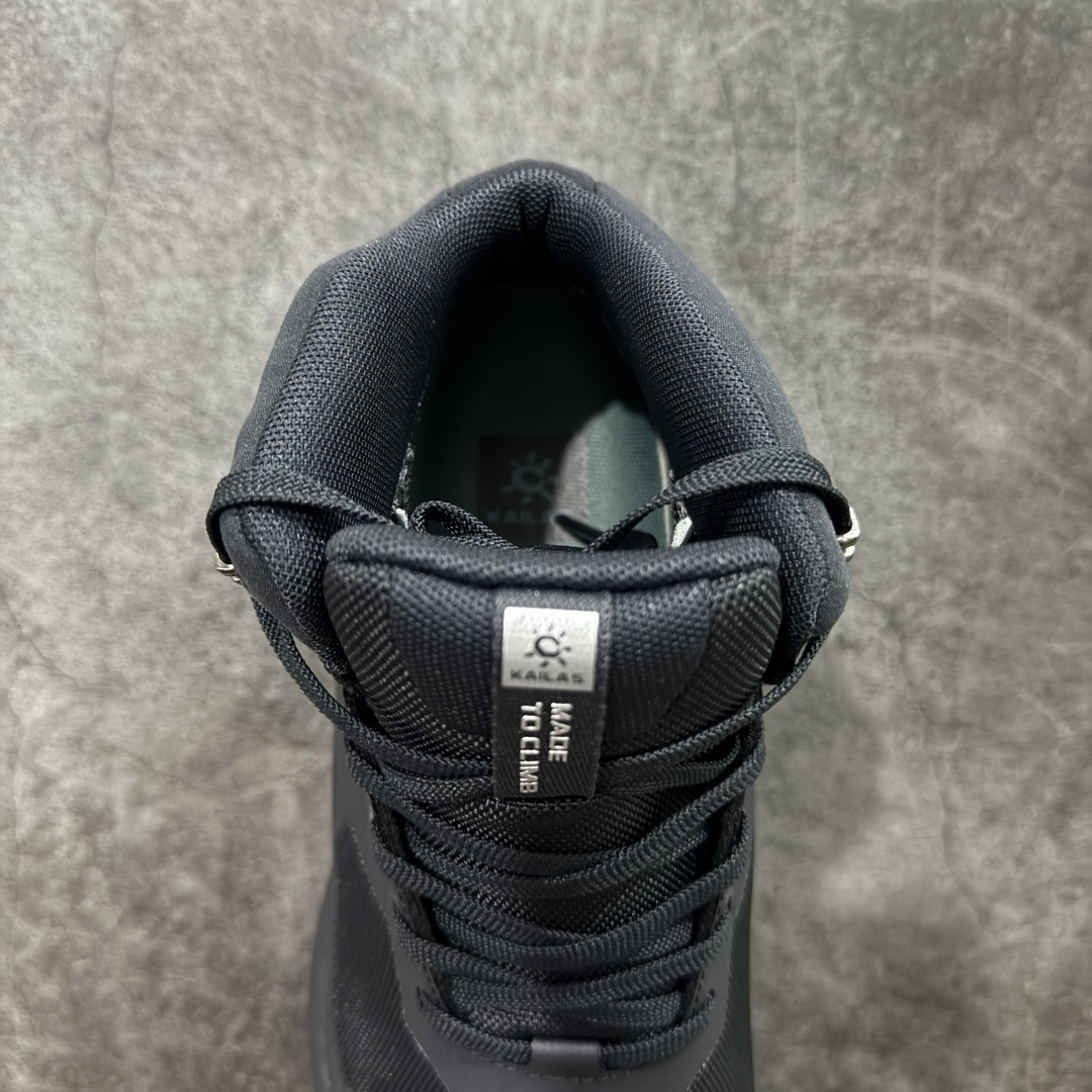 图片[8]-【纯原Top版】凯乐石KAILAS 界山GTX Mid 中帮鞋带款户外运动 防滑耐磨防水 低帮 登山徒步鞋 男款 KAILAS凯乐石品牌是全球三大全系攀登品牌之一，于2003年创立于中国广州，致力于为有攀登梦想的户外运动员及爱好者，研发制造功能性专业装备，满足他们在极限环境下安全舒适的需求，凯乐石专注于科技面料的开发及专业功能设计，产品线覆盖登山、攀岩、徒步、越野跑山、露营、旅行等多项户外运动，通过运动员的测试反馈，不断进化迭代，产品荣获国内外大奖71座，发明专利21个，更突破性的自主研发攀登器械，打造出中国的攀登硬实力 尺码：40-45含半码-选品中心