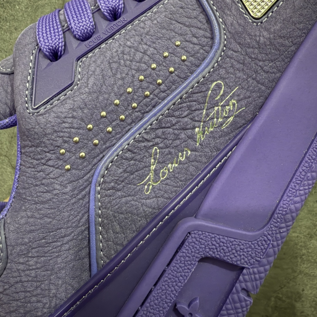 图片[4]-【天花板/Goat版】 市场最强版 没有之一的存在💪🏻 Louis Vuitton LV Trainer 系列全新版上架 手里有正品的可以对比下🆚懂货的看细节‼️ 此版品质是市场从未达到的新高度！ 整体版型 皮料 牛仔布的色差 压花纹路清晰度 后跟版型等等 都可以自行对比[机智]吊打市场所有货，怒甩十条街的那种，直接来正品对比图🆚，欢迎拿市场各大工厂的货来对比！ 尺码：39-45码-选品中心