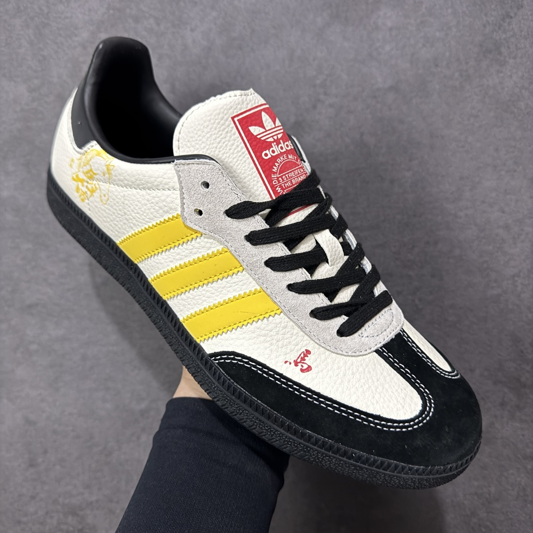 图片[3]-【定制版】adidas SAMBA OG F马年联名款 德训鞋 大厂纯原品质出货 超高清洁度 细节完美 舒适百搭 低帮休闲板鞋 男女同款 货号 ZH2595 尺码：36 36.5 37.5 38 38.5 39 40 40.5 41 42 42.5 43 44 45-选品中心