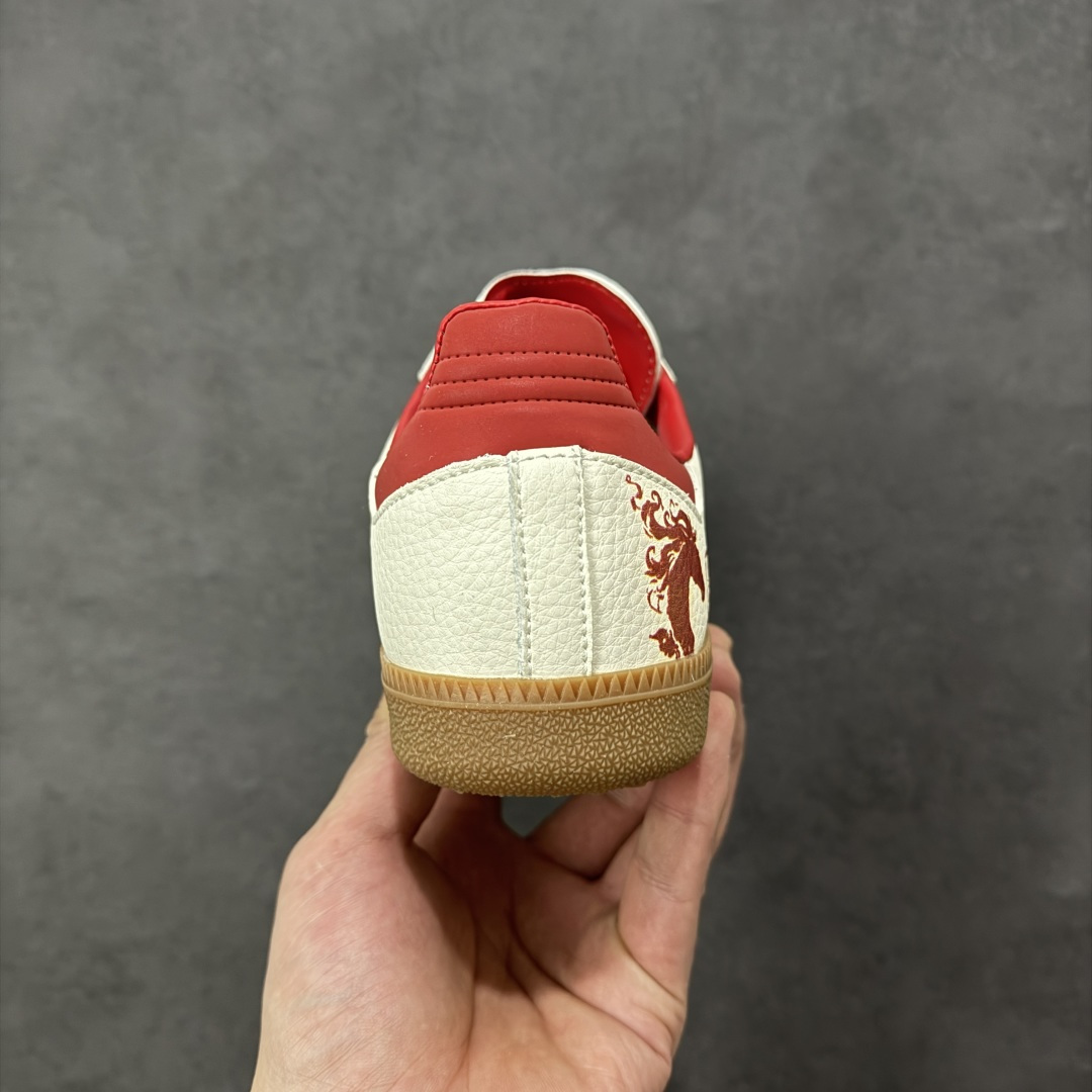 图片[4]-【定制版】adidas SAMBA OG F马年联名款 德训鞋 大厂纯原品质出货 超高清洁度 细节完美 舒适百搭 低帮休闲板鞋 男女同款 货号 LX0910 尺码：36 36.5 37.5 38 38.5 39 40 40.5 41 42 42.5 43 44 45-选品中心