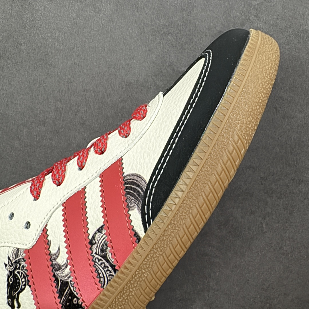 图片[5]-【定制版】adidas SAMBA OG F马年联名款 德训鞋 大厂纯原品质出货 超高清洁度 细节完美 舒适百搭 低帮休闲板鞋 男女同款 货号 LX0910 尺码：36 36.5 37.5 38 38.5 39 40 40.5 41 42 42.5 43 44 45-选品中心