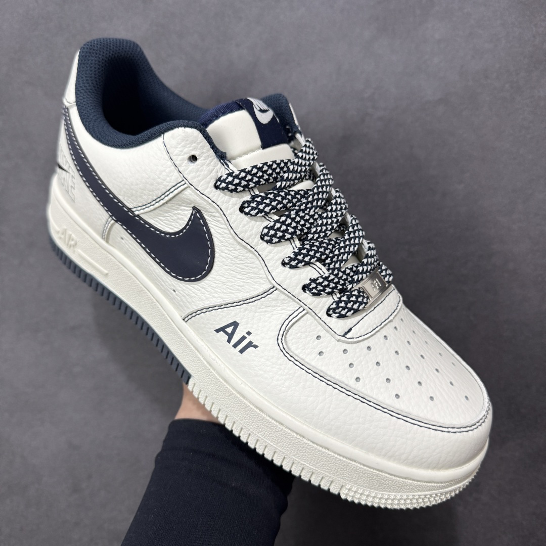 图片[3]-【定制版】Nike Air Force 1\’07 Low 米白撞黑 空军一号低帮休闲板鞋  #原楦头原纸板 高端定制鞋盒 原厂鞋底 超高清洁度 细节完美 货号：MM3399-816  尺码：36 36.5 37.5 38 38.5 39 40 40.5 41 42 42.5 43 44 44.5 45-选品中心