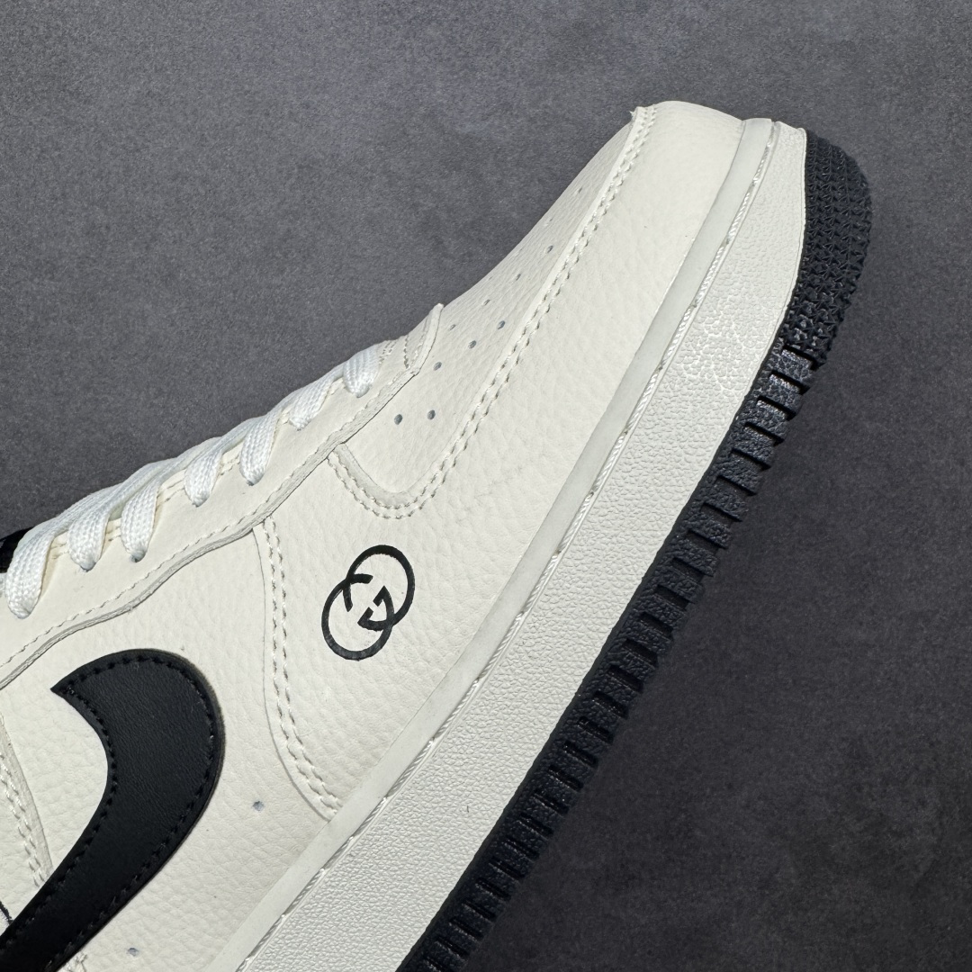 图片[5]-【定制版】Nike Air Force 1\’07 Low 奶白撞黑 空军一号低帮休闲板鞋  #原楦头原纸板 高端定制鞋盒 原厂鞋底 超高清洁度 细节完美 货号：LD1999-018  尺码：36 36.5 37.5 38 38.5 39 40 40.5 41 42 42.5 43 44 44.5 45-选品中心