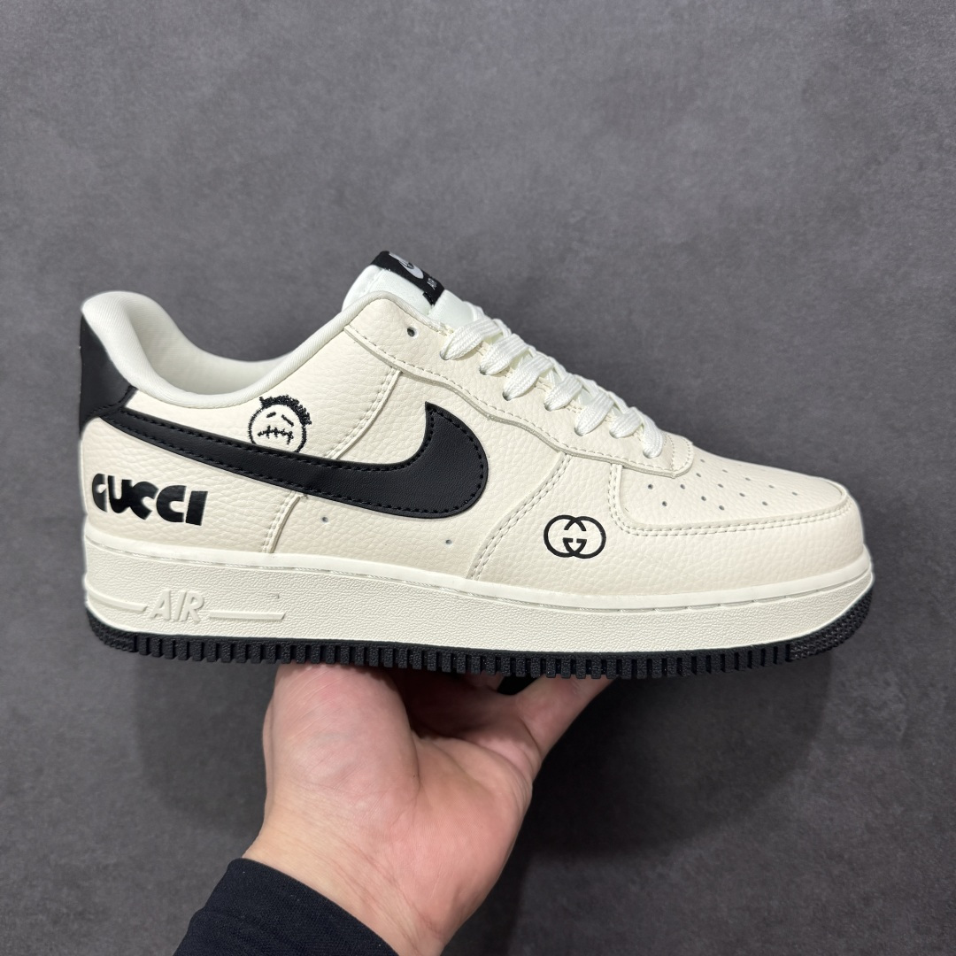 【定制版】Nike Air Force 1\'07 Low 奶白撞黑 空军一号低帮休闲板鞋  #原楦头原纸板 高端定制鞋盒 原厂鞋底 超高清洁度 细节完美 货号：LD1999-018  尺码：36 36.5 37.5 38 38.5 39 40 40.5 41 42 42.5 43 44 44.5 45-选品中心