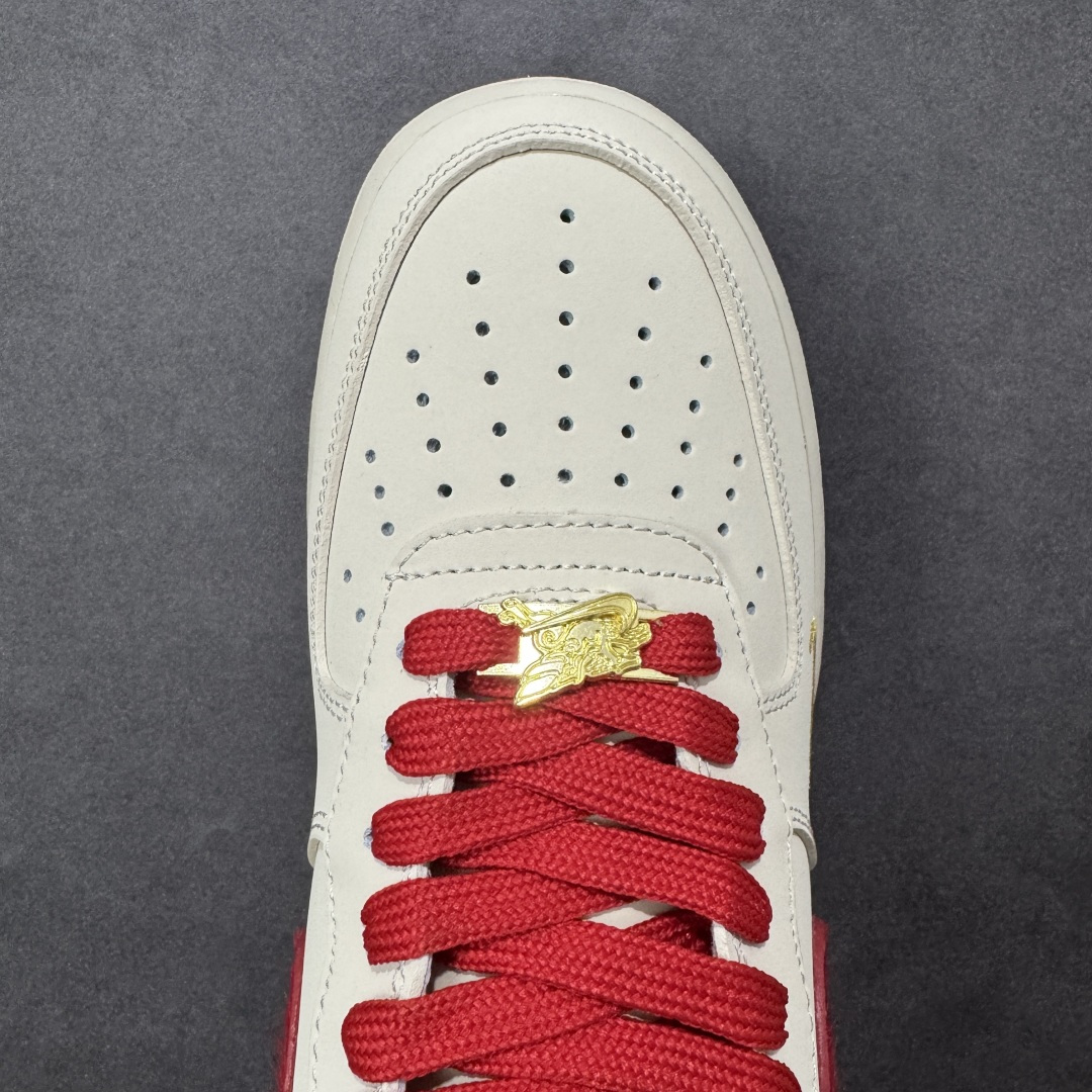 图片[8]-【定制版】NIke Air Force 1 \’07 Low “马年限定–米白嫣红” 空军一号低帮 运动鞋 休闲鞋 折边针车 工艺难度大 原楦头原纸板 高端定制鞋盒 原厂鞋底 超高清洁度 细节完美 货号：NH0601-513 尺码：36 36.5 37.5 38 38.5 39 40 40.5 41 42 42.5 43 44 44.5 45-选品中心