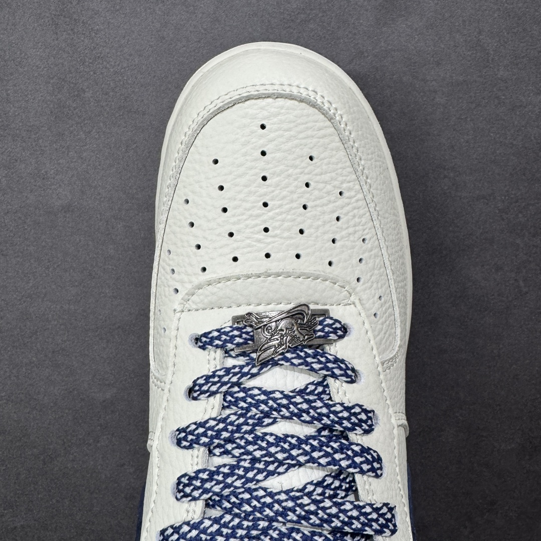 图片[8]-【定制版】公司级NIke Air Force 1 \’07 Low “alo联名–奶白红蓝” 空军一号低帮 运动鞋 休闲鞋 折边针车 工艺难度大 原楦头原纸板 高端定制鞋盒 原厂鞋底 超高清洁度 细节完美 货号：XY9025-011 尺码：36 36.5 37.5 38 38.5 39 40 40.5 41 42 42.5 43 44 44.5 45-选品中心