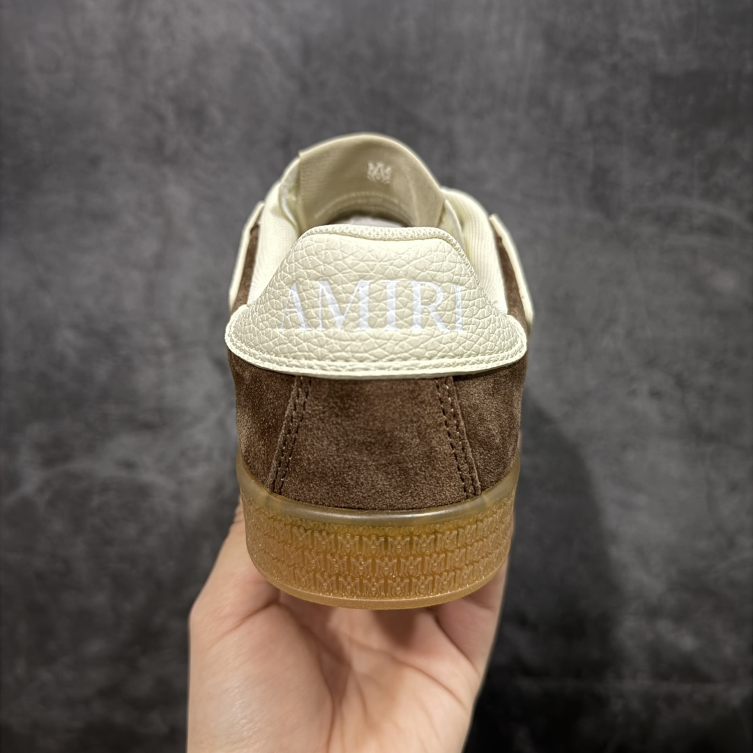 图片[4]-【莞产礼盒版】Amiri 2025 sunset skate情侣款星星鞋骨头德训鞋微面包形体，多层真皮制作的骨头编织图案立体感更强微厚鞋底，反绒皮质拼接，细节丰富，一切元素都拿捏得刚刚好！ 搭配指数高，舒适度和时髦度双双在线！ 面料：认准原版头层牛皮(非市场修面牛皮) 内里：原版内里 鞋底：原版开模鞋底 尺码：39-45（45定制不退不换，39-40备注男女玛）-选品中心