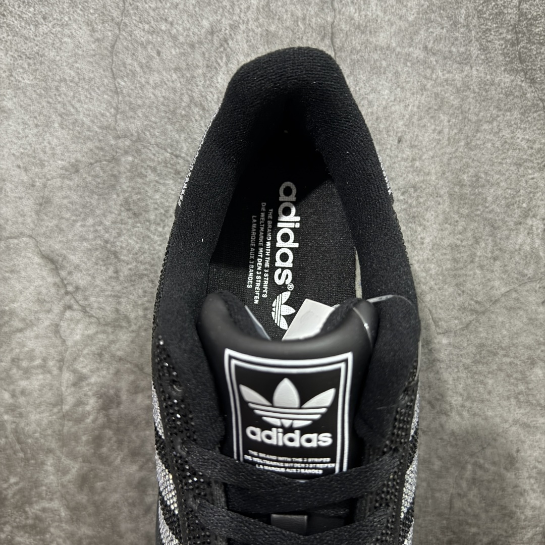 图片[8]-【纯原版】adidas originals Superstar 2 经典舒适 板鞋 女款 黑银 贝壳头系列低帮经典百搭休闲运动板鞋 防滑耐磨 男女同款 货号：IH4200 号码：35-45-选品中心