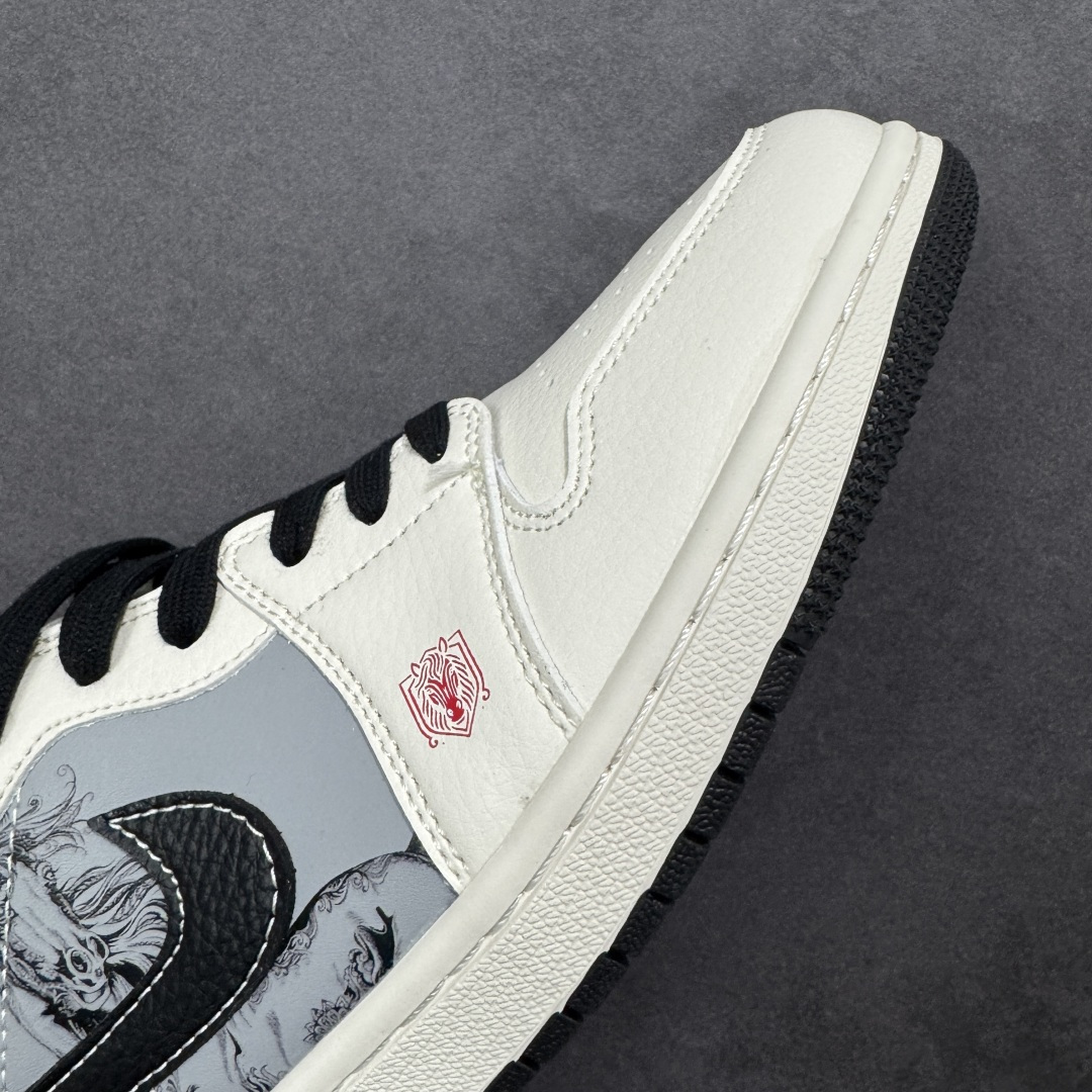 图片[5]-【定制版】Air Jordan 1 Low AJ1 乔1 2026 马年限定 高端定制 低帮复古篮球鞋  #定制皮料 原厂3D打印 定制鞋盒 原楦原纸板 纯正空军版型 内置全掌气垫 货号：FF9989-034  尺码：36 36.5 37.5 38 38.5 39 40 40.5 41 42 42.5 43 44 44.5 45-选品中心