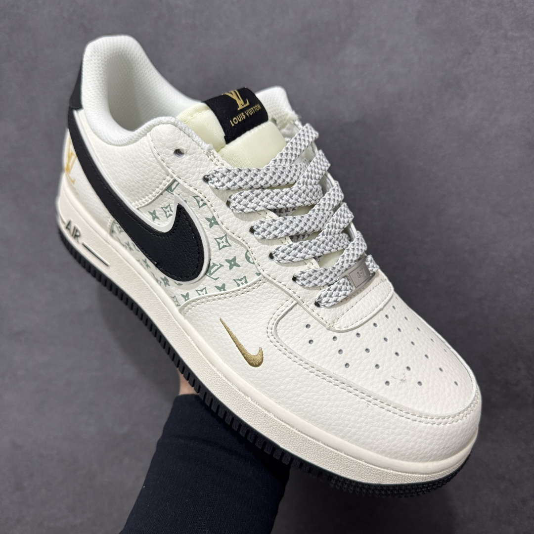 图片[3]-【定制版】Nike Air Force 1\’07 Low LV联名 空军一号低帮休闲板鞋  #原楦头原纸板 高端定制鞋盒 原厂鞋底 超高清洁度 细节完美 货号：XX3168-158  尺码：36 36.5 37.5 38 38.5 39 40 40.5 41 42 42.5 43 44 44.5 45-选品中心