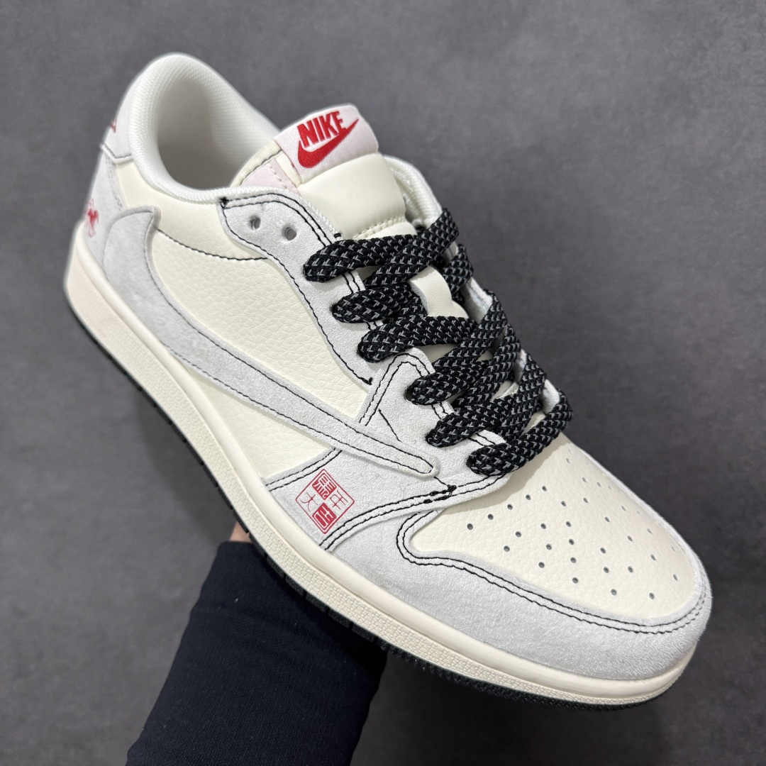 图片[3]-【定制版】Air Jordan 1 Low AJ1 乔1 马年限定 高端定制 低帮倒钩复古篮球鞋  #定制皮料 原厂3D打印 定制鞋盒 原楦原纸板 纯正空军版型 内置全掌气垫 货号：DX5688-002  尺码：36 36.5 37.5 38 38.5 39 40 40.5 41 42 42.5 43 44 44.5 45-选品中心