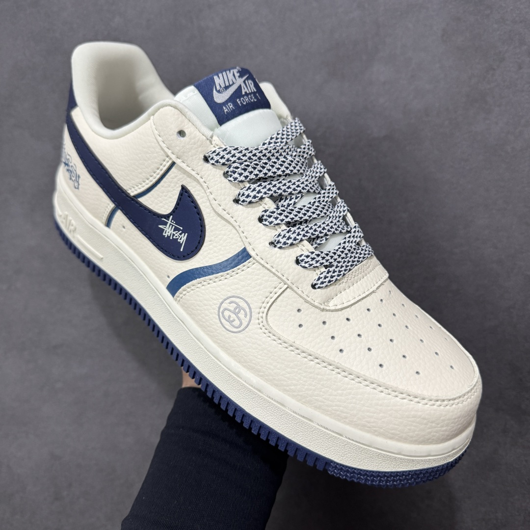 图片[3]-【定制版】Nike Air Force 1\’07 Low 斯图西联名 空军一号低帮休闲板鞋  #原楦头原纸板 高端定制鞋盒 原厂鞋底 超高清洁度 细节完美 货号：LD1999-020  尺码：36 36.5 37.5 38 38.5 39 40 40.5 41 42 42.5 43 44 44.5 45-选品中心