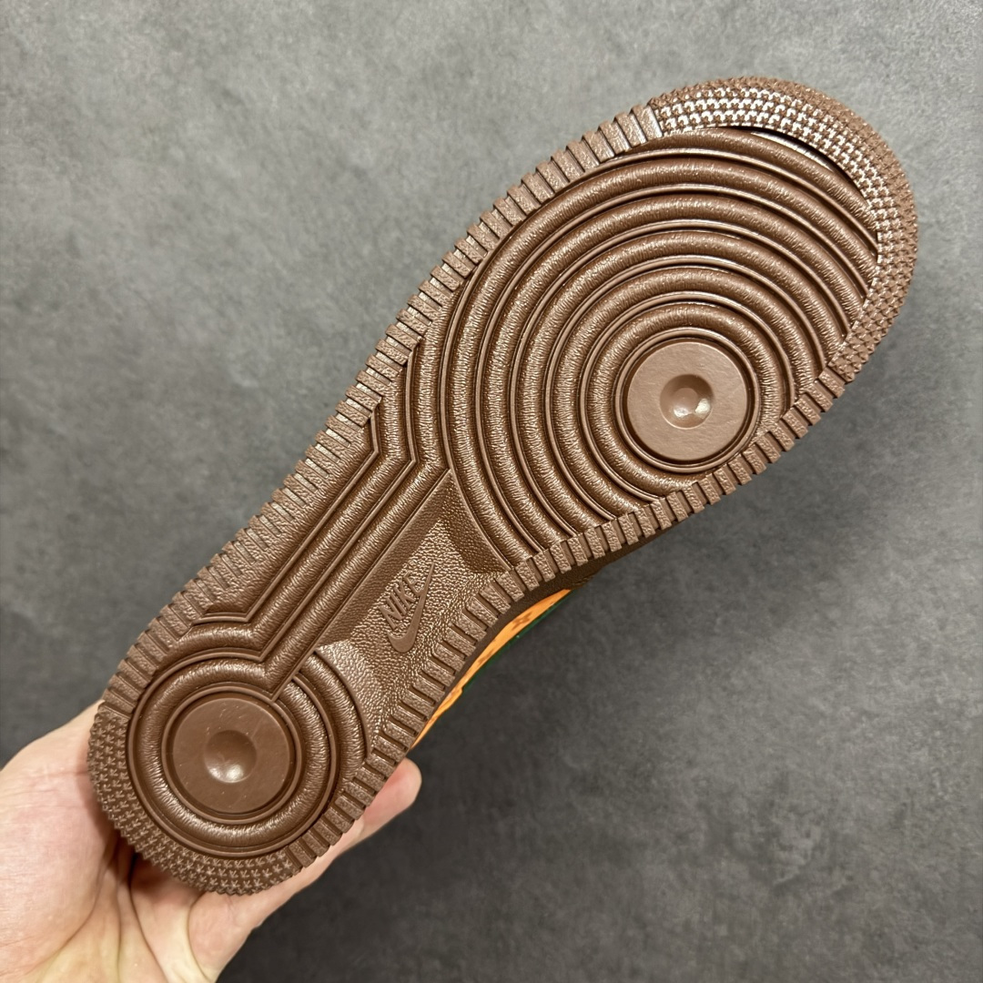 图片[9]-【定制版】NIke Air Force 1 \’07 Low “LV联名–橙棕雅绿” 空军一号低帮 运动鞋 休闲鞋 折边针车 工艺难度大 原楦头原纸板 高端定制鞋盒 原厂鞋底 超高清洁度 细节完美 货号：DF0188-126 尺码：36 36.5 37.5 38 38.5 39 40 40.5 41 42 42.5 43 44 44.5 45-选品中心