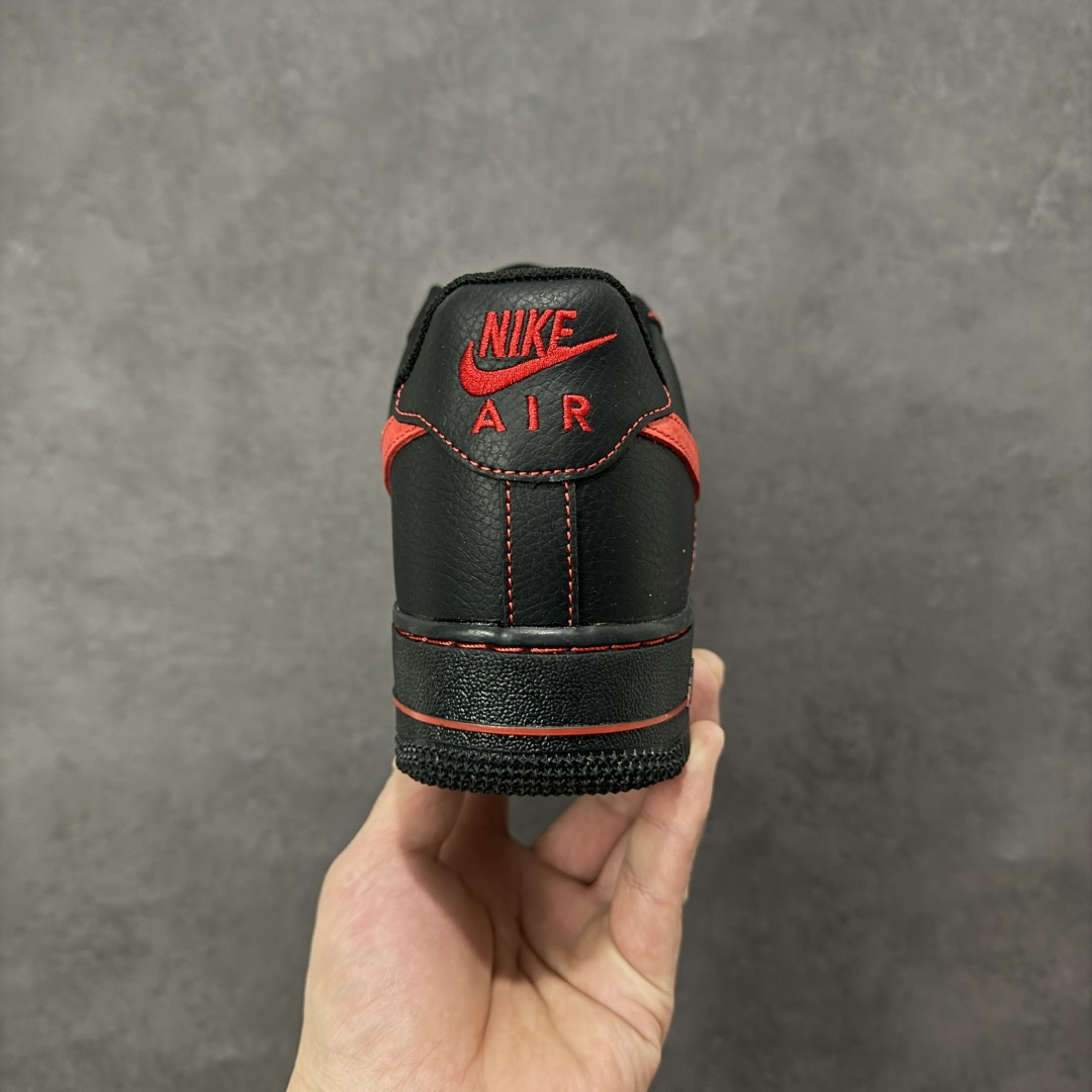 图片[4]-【定制版】Nike Air Force 1\’07 Low 黑红 空军一号低帮休闲板鞋  #定制皮料 原厂3D打印 定制鞋盒 原楦原纸板 纯正空军版型 内置全掌气垫 货号：ZH0316-142  尺码：36 36.5 37.5 38 38.5 39 40 40.5 41 42 42.5 43 44 44.5 45-选品中心