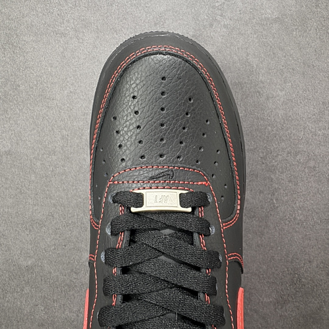 图片[8]-【定制版】Nike Air Force 1\’07 Low 黑红 空军一号低帮休闲板鞋  #定制皮料 原厂3D打印 定制鞋盒 原楦原纸板 纯正空军版型 内置全掌气垫 货号：ZH0316-142  尺码：36 36.5 37.5 38 38.5 39 40 40.5 41 42 42.5 43 44 44.5 45-选品中心