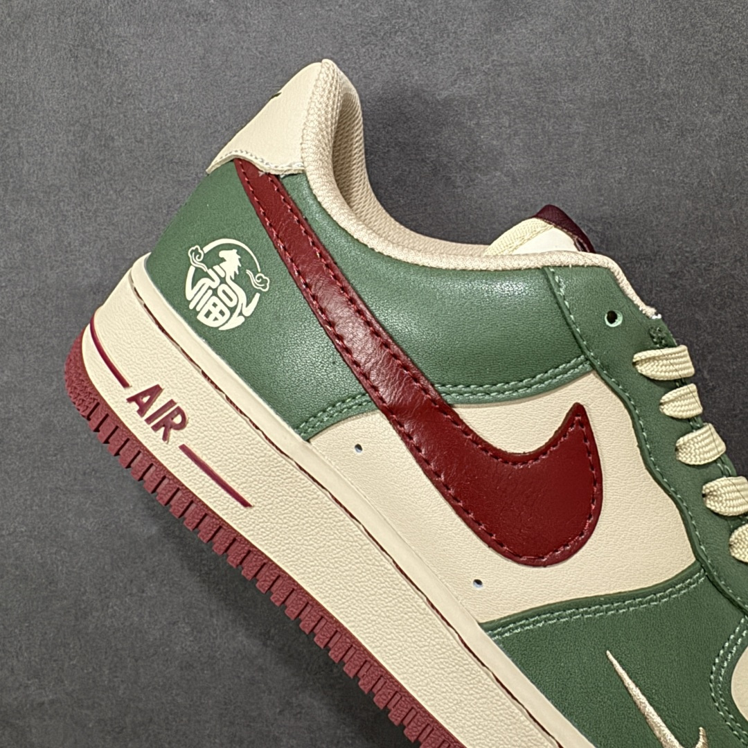 图片[6]-【定制版】公司级NIke Air Force 1 \’07 Low “马年限定–翠绿杏红” 空军一号低帮 运动鞋 休闲鞋 折边针车 工艺难度大 原楦头原纸板 高端定制鞋盒 原厂鞋底 超高清洁度 细节完美 货号：NH0601-518 尺码：36 36.5 37.5 38 38.5 39 40 40.5 41 42 42.5 43 44 44.5 45-选品中心