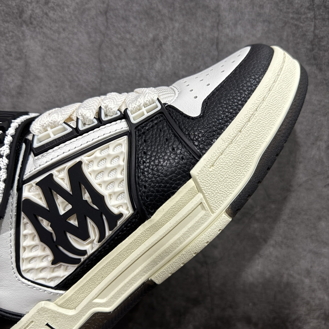 图片[6]-【佛山超A版】AMIRI 埃米尔 MA Skyline系列 复古 厚底 魔术贴 情侣款 休闲运动板鞋 全新MA Skyline系列，立体MA QUAD点缀，采用双色橡胶鞋底搭配质感皮革鞋面，闭合方式采用魔术贴＋鞋带，个性复古篮球风格 ▪️面料： 原版定制进口头层牛皮 ▪️内里： 原版定制透气网里 ▪️大底： 原版开模防滑橡胶材质 ▪️底厚： 4CM ▪️尺码： 男款39-46-选品中心