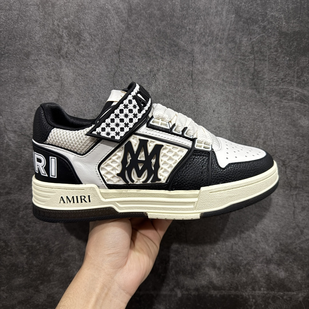 【佛山超A版】AMIRI 埃米尔 MA Skyline系列 复古 厚底 魔术贴 情侣款 休闲运动板鞋 全新MA Skyline系列，立体MA QUAD点缀，采用双色橡胶鞋底搭配质感皮革鞋面，闭合方式采用魔术贴＋鞋带，个性复古篮球风格 ▪️面料： 原版定制进口头层牛皮 ▪️内里： 原版定制透气网里 ▪️大底： 原版开模防滑橡胶材质 ▪️底厚： 4CM ▪️尺码： 男款39-46-选品中心
