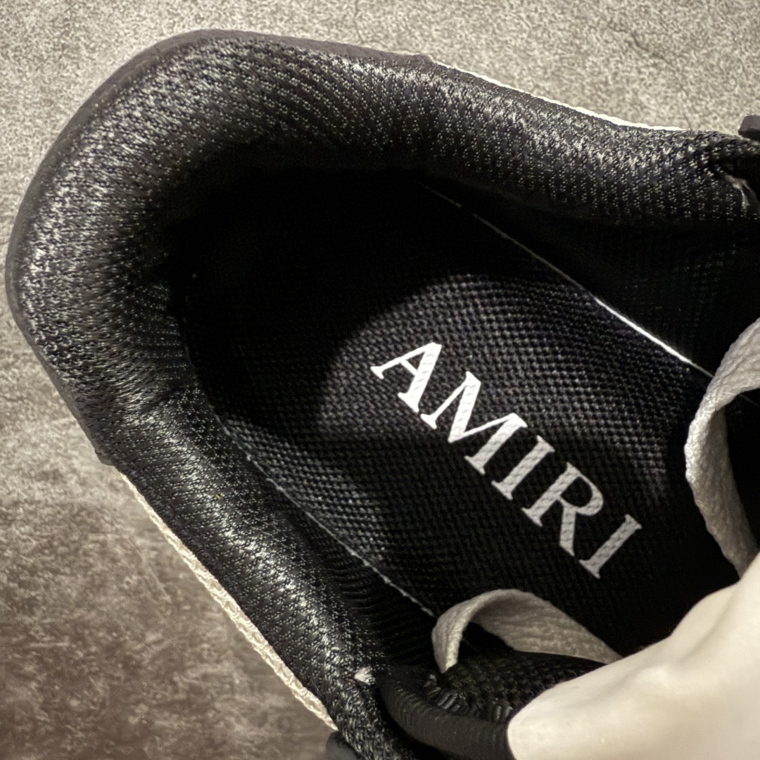 图片[9]-【佛山超A版】AMIRI 埃米尔 MA Skyline系列 复古 厚底 魔术贴 情侣款 休闲运动板鞋 全新MA Skyline系列，立体MA QUAD点缀，采用双色橡胶鞋底搭配质感皮革鞋面，闭合方式采用魔术贴＋鞋带，个性复古篮球风格 ▪️面料： 原版定制进口头层牛皮 ▪️内里： 原版定制透气网里 ▪️大底： 原版开模防滑橡胶材质 ▪️底厚： 4CM ▪️尺码： 男款39-46-选品中心