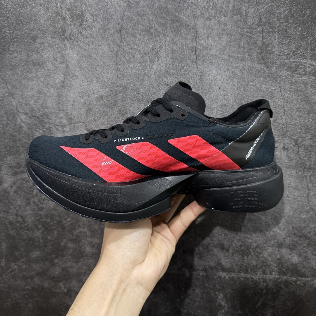 图片[2]-【NO.1纯原】Adidas Adizero Adios Pro 4 M竞训跑步鞋 KH8840 市场独一档品质 区别所有版本 原鞋购入开发数月 原材料 原档案打造 细节版型一比一 独立双层组合底私模. 搭配ENERGYRODS 2.0真碳柱，每一步都动力满满 鞋面用的是Lightlock技术，轻透又贴合，就像给脚定制的一样。 中底是全掌Lightstrike Pro泡棉，软弹感超绝 真正一比一还原真实脚感💪🏻 尺码：36 36.5 37 38 38.5 39 40 40.5 41 42 42.5 43 44 44.5 45 46-选品中心