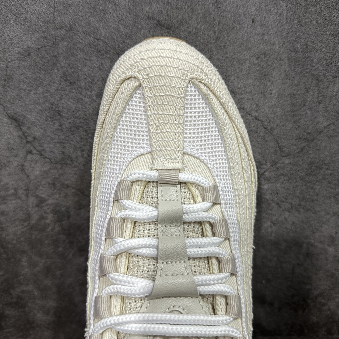 图片[5]-【KZ纯原】Levi\’s x NK Air Max 95 “White and Ecru”舒适耐磨 低帮跑步鞋 男女同款 李维斯联名米色 HM4743-100 外贸顶级专供 区别先行版 全部配色原鞋原尺码开发生产 极致还原 全部原厂材料一比一打造 一眼ZP既视感 欢迎对比市场版本 尺码：40 40.5 41 42 42.5 43 44 44.5 45 46 46.5 47.5 48 48.5-选品中心