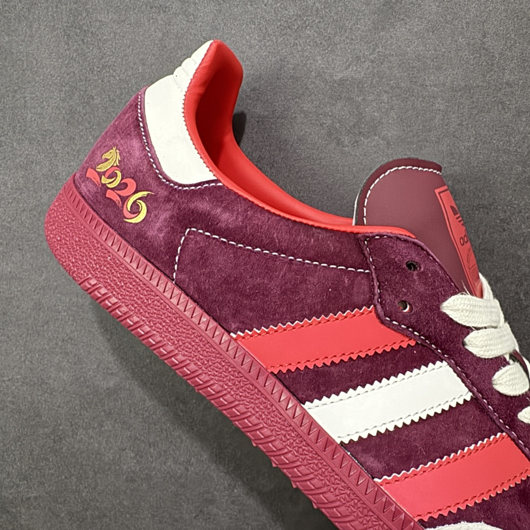 图片[6]-【定制版】adidas SAMBA OG F马年联名款 德训鞋 大厂纯原品质出货 超高清洁度 细节完美 舒适百搭 低帮休闲板鞋 男女同款 货号 LX0911 尺码：36 36.5 37.5 38 38.5 39 40 40.5 41 42 42.5 43 44 45-选品中心