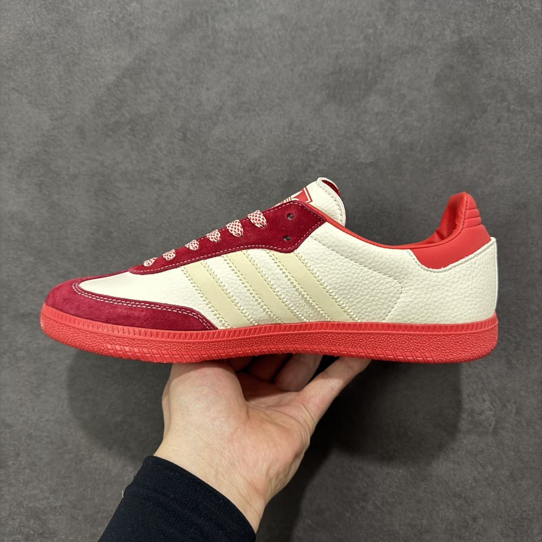 图片[2]-【定制版】adidas SAMBA OG F马年联名款 德训鞋 大厂纯原品质出货 超高清洁度 细节完美 舒适百搭 低帮休闲板鞋 男女同款 货号 LX0912 尺码：36 36.5 37.5 38 38.5 39 40 40.5 41 42 42.5 43 44 45-选品中心