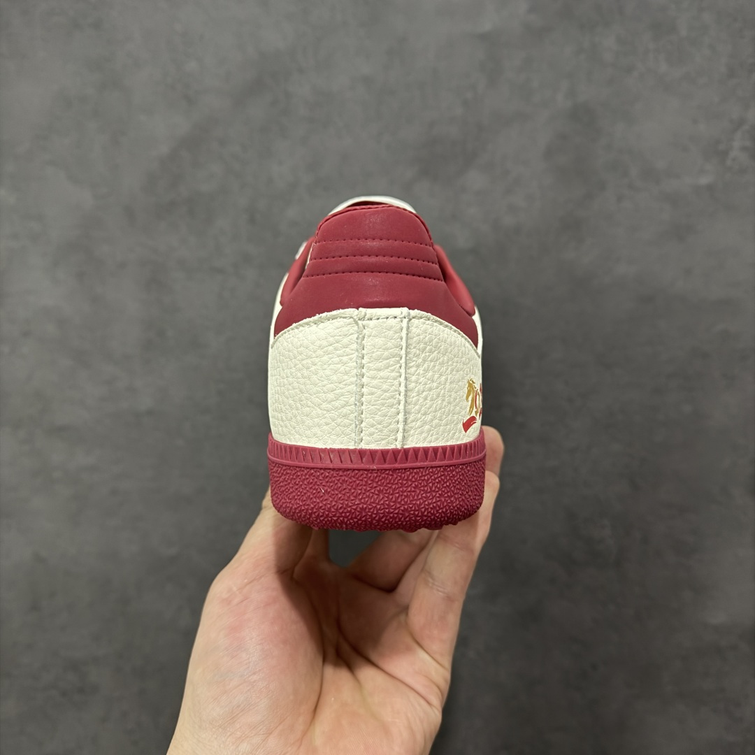 图片[4]-【定制版】adidas SAMBA OG F马年联名款 德训鞋 大厂纯原品质出货 超高清洁度 细节完美 舒适百搭 低帮休闲板鞋 男女同款 货号 LX0909 尺码：36 36.5 37.5 38 38.5 39 40 40.5 41 42 42.5 43 44 45-选品中心