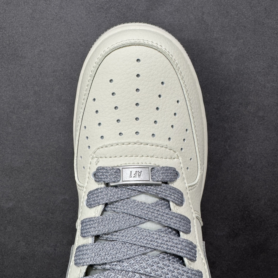 图片[8]-【定制版】Nike Air Force 1\’07 Low 米白烟灰 空军一号低帮休闲板鞋  #原楦头原纸板 高端定制鞋盒 原厂鞋底 超高清洁度 细节完美 货号：SM6668-121  尺码：36 36.5 37.5 38 38.5 39 40 40.5 41 42 42.5 43 44 44.5 45-选品中心