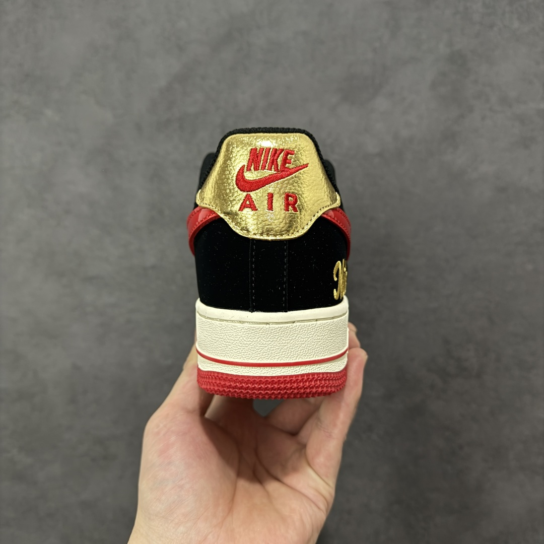 定制版 NIke Air Force 1 '07 Low “黑金赤焰” 空军一号低帮 运动鞋 休闲鞋 NH0601-528 定制版 NIke Air Force 1 '07 Low “黑金赤焰” 空军一号低帮 运动鞋 休闲鞋 NH0601-528