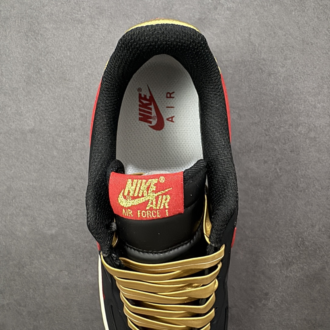 定制版 NIke Air Force 1 '07 Low “黑金赤焰” 空军一号低帮 运动鞋 休闲鞋 NH0601-528 定制版 NIke Air Force 1 '07 Low “黑金赤焰” 空军一号低帮 运动鞋 休闲鞋 NH0601-528