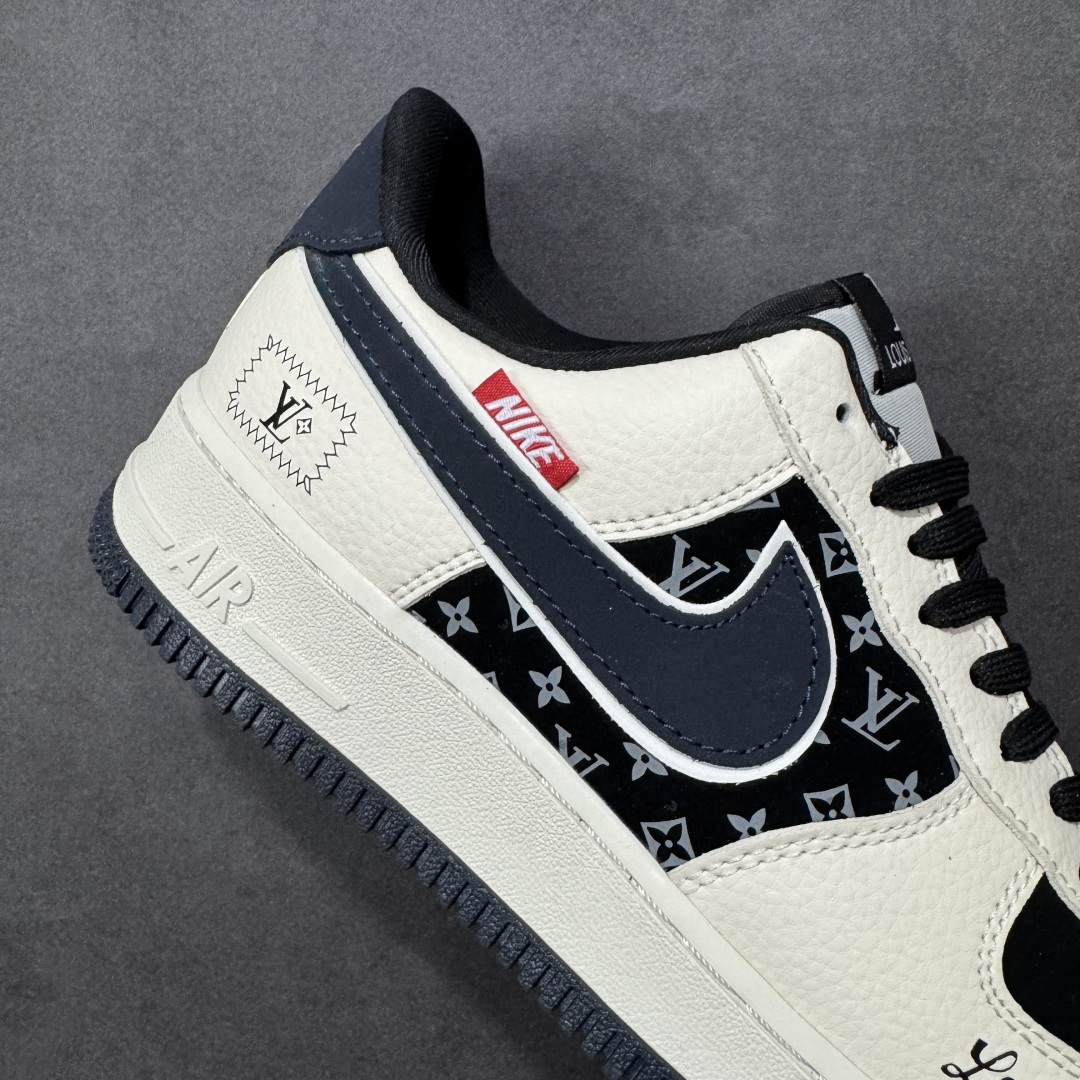 图片[6]-【定制版】Nike Air Force 1\’07 Low LV联名 经典米黑 空军一号低帮休闲板鞋  #原楦头原纸板 高端定制鞋盒 原厂鞋底 超高清洁度 细节完美 货号：LD1999-022  尺码：36 36.5 37.5 38 38.5 39 40 40.5 41 42 42.5 43 44 44.5 45-选品中心